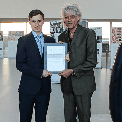 Sir Bob Geldof Honoured with Prestigious Thomas Kettle Award by UCD